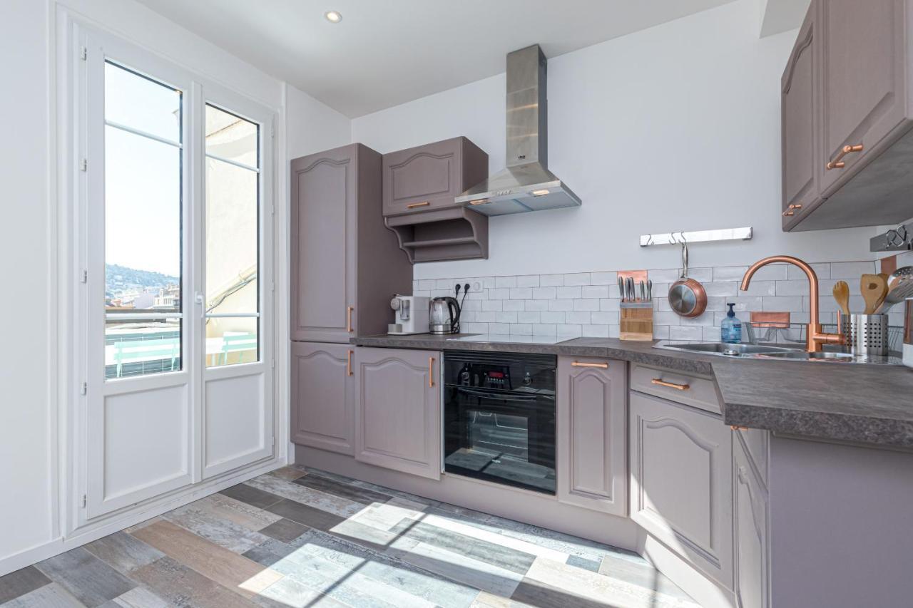 Squared Head-Apartment With Terrace In Nice Eksteriør bilde