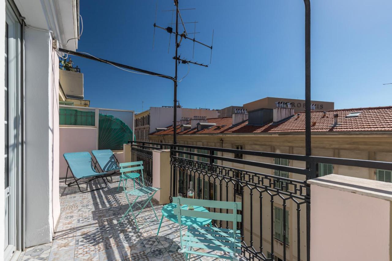 Squared Head-Apartment With Terrace In Nice Eksteriør bilde