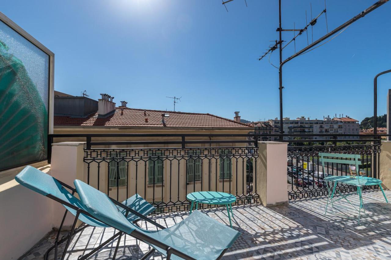Squared Head-Apartment With Terrace In Nice Eksteriør bilde